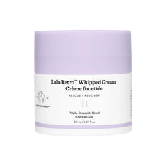 Drunk Elephant Lala Retro Whipped Cream en el bote, hidrata la piel diariamente.