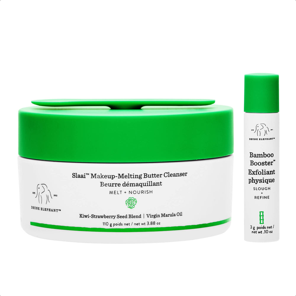 Drunk Elephant Slaai desmaquilla maquillaje y protector solar con bálsamo que se funde en leche