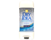 Dry Idea Advanced Dry Powder Fresh Gel bottle displaying clear gel for odor and sweat protection.