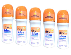 Dry Idea desodorante en formato rodillo, envase limpio y uso diario