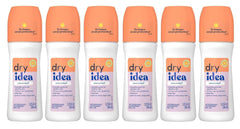 Desodorante Dry Idea roll-on sin fragancia, botella de 96 ml para uso diario sin irritación.