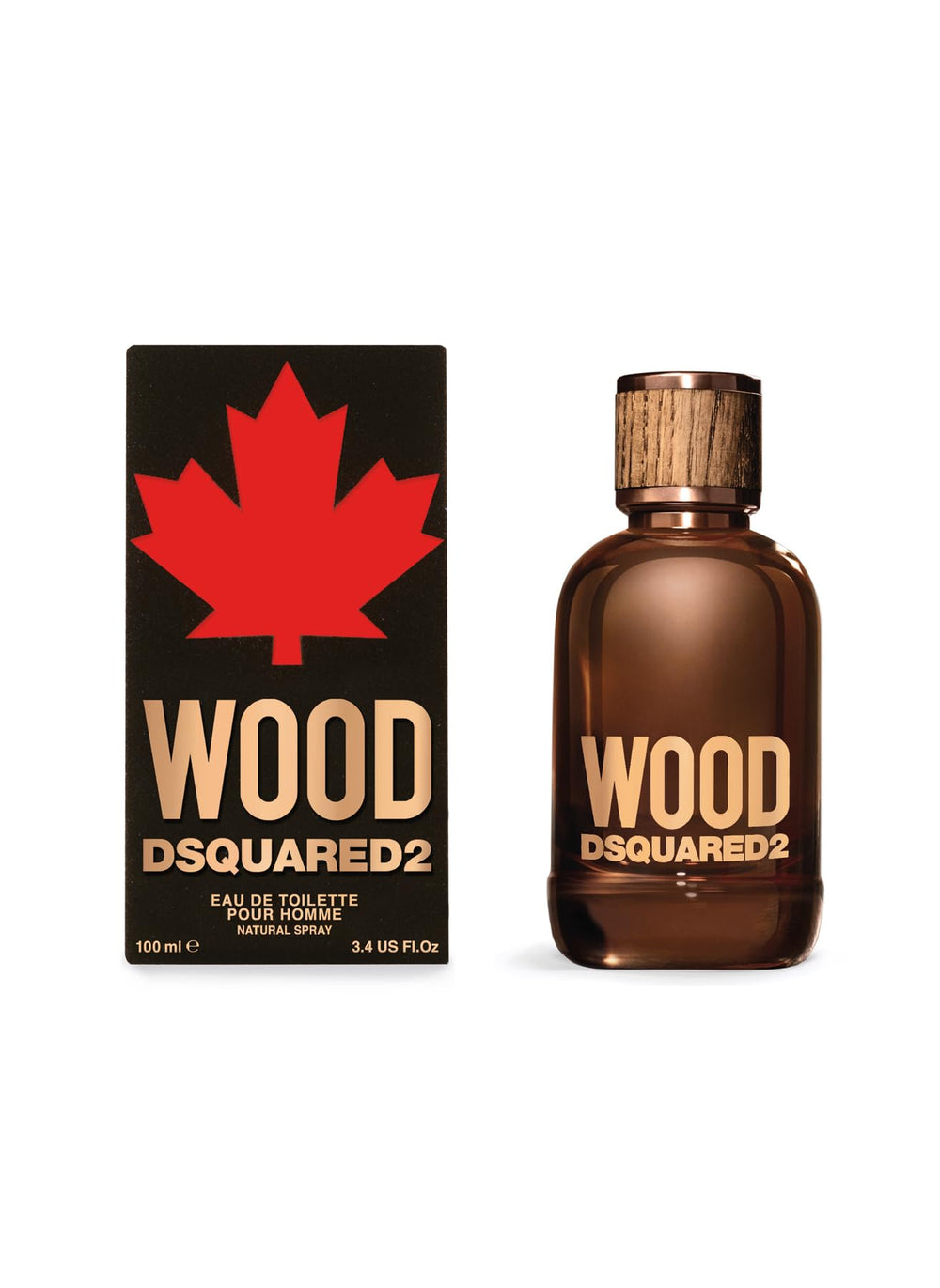 Dsquared2 Madera para hombre, frasco EDT, aroma duradero para uso diario.