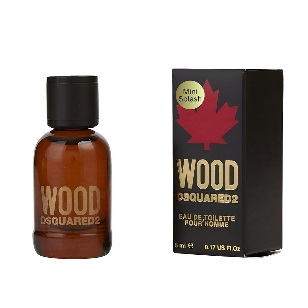 DSQUARED2 Wood Pour Homme Mini EDT: botella elegante para uso diario y frescura.