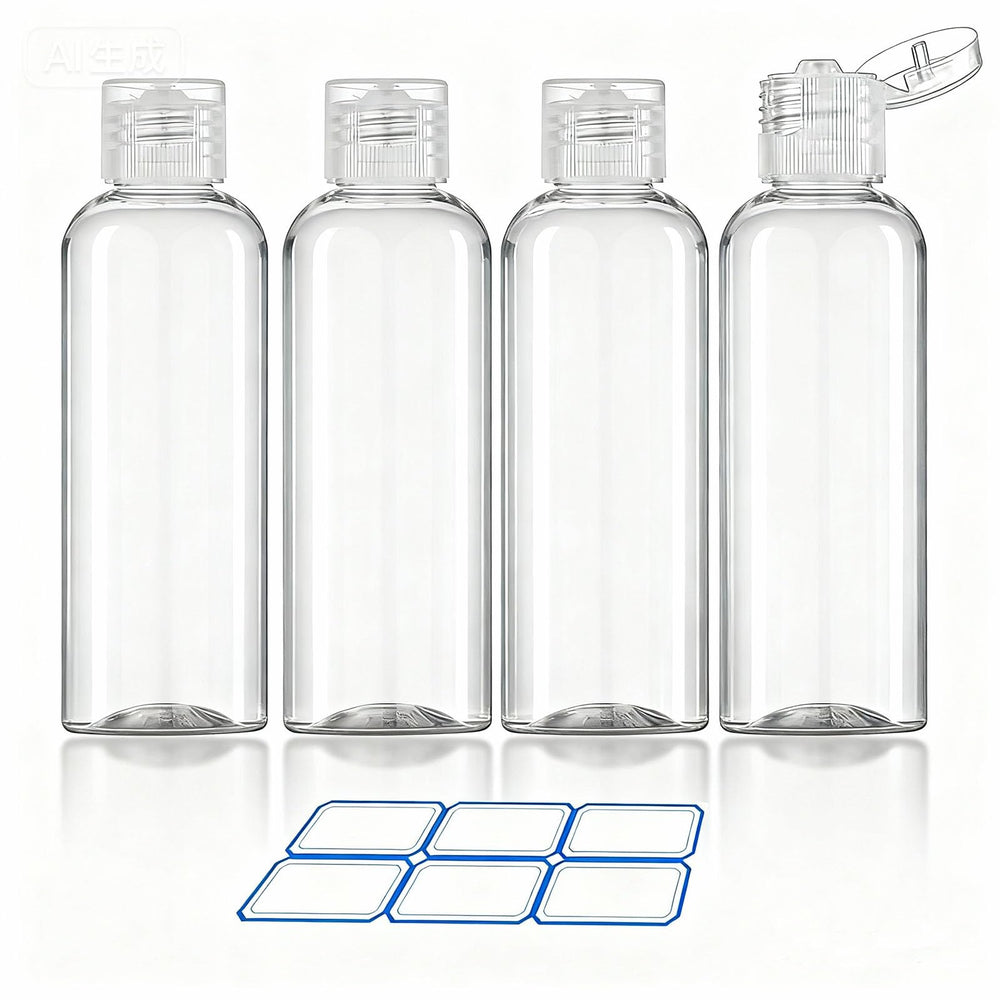Botellas de viaje DTDNZKN de 100 ml con rosca y sello hermético para evitar fugas