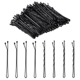 DTDNZKN horquillas negras 2,2 pulgadas en estuche, ideales para uso diario.