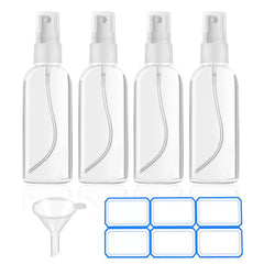 DTDNZKN: juego de 4 botellas spray 50 ml, tamaño de viaje para cosméticos
