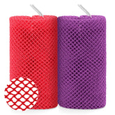 DTFRLD esponja africana con asas púrpura para exfoliar la piel