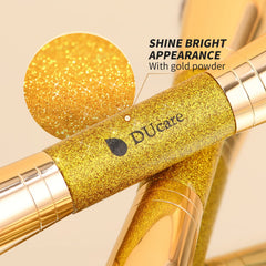 DUcare brocha dos extremos bronceador polvo, difuminado suave y natural.