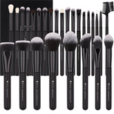 DUcare conjunto de brochas profesional en estuche negro, diseño elegante para un maquillaje completo