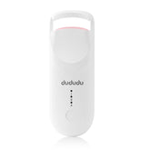 DUDUDU heated eyelash curler in compact travel size for easy on-the-go curling