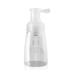 Duehut botella de polvo 180ml transparente facilita ver la cantidad restante ideal para viaje.