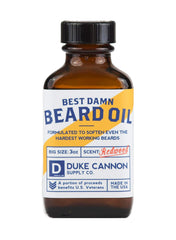 Duke Cannon Bálsamo para barba Redwood, 1.6 oz, nutre la piel y el vello.