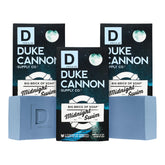 Savon Duke Cannon gros morceau Midnight Swim Eau Fraîche 10oz pour une propreté durable.