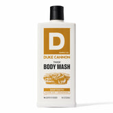 Duke Cannon Sawtooth: botella grande para ducha con espuma abundante.