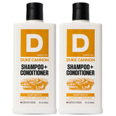 Duke Cannon Sawtooth Shampoing 2-en-1 — bouteille prête à usage quotidien rafraîchissant.