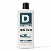 Duke Cannon Seawolf, botella con espuma cremosa que permanece durante la ducha.
