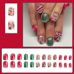 Uñas Dulyork con copos de nieve, estilo festivo y elegante.