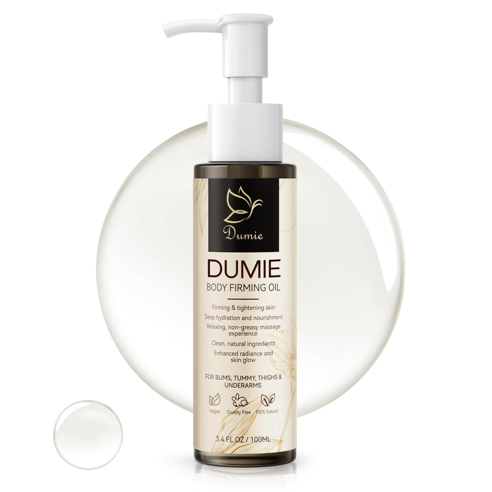 Dumie Aceite Corporal Firmante: aplicación suave tras la ducha para piel más firme