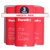 Pack triple de Desodorante Duradry para protección diaria.