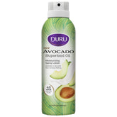 Duru Aguacate Loción en rociador, hidratación suave al instante.