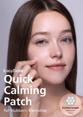 Parche DWEasyDerm con adhesión firme en piel irregular.