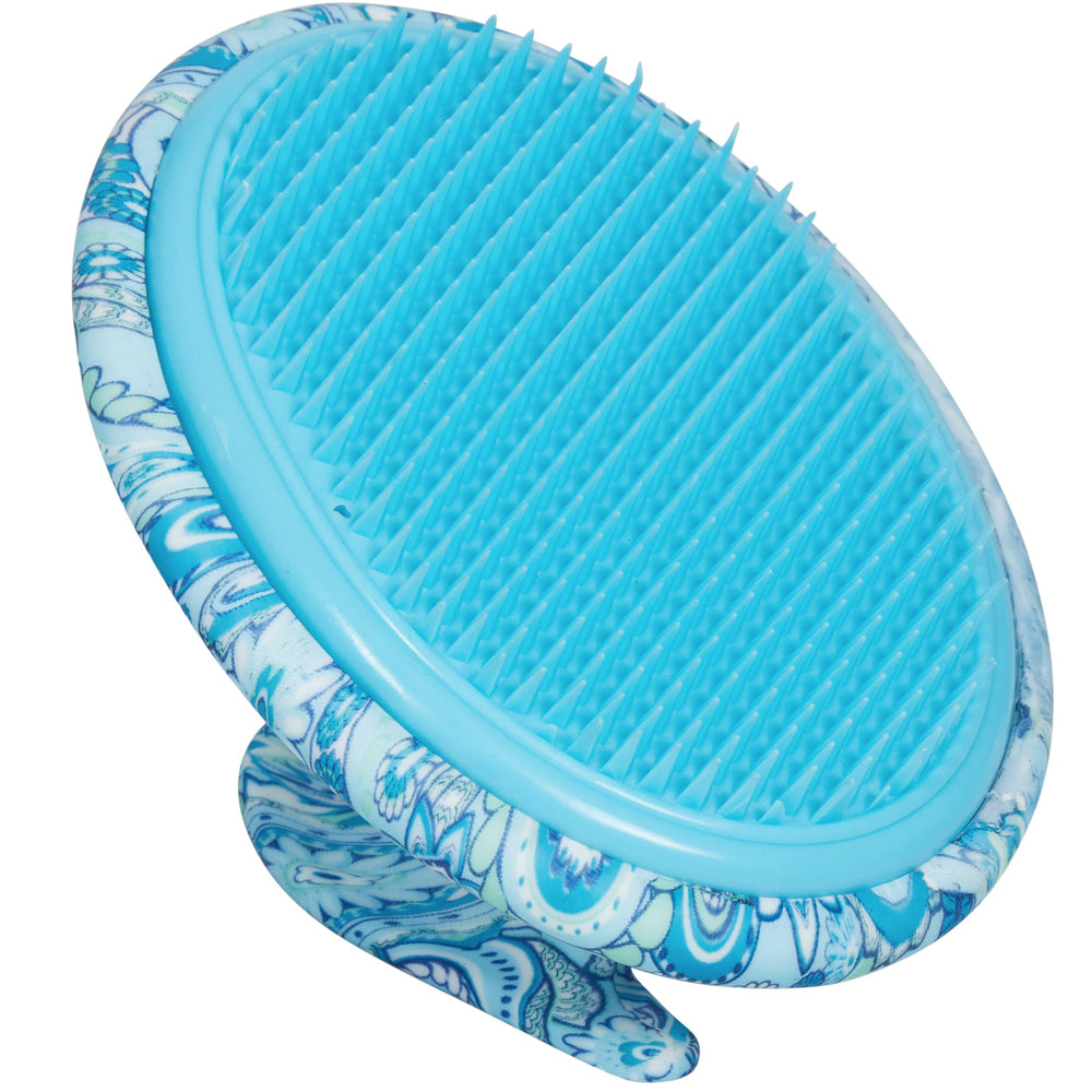 Dylonic cepillo cuerpo ergonómico para exfoliar suavemente antes del afeitado.