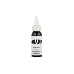 Dynamic Color Co tinta negra para tatuaje con flujo suave para delinear y sombrear.