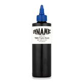 Dynamic Color Co: tinta negra triple, botella 8 oz para trazos nítidos.