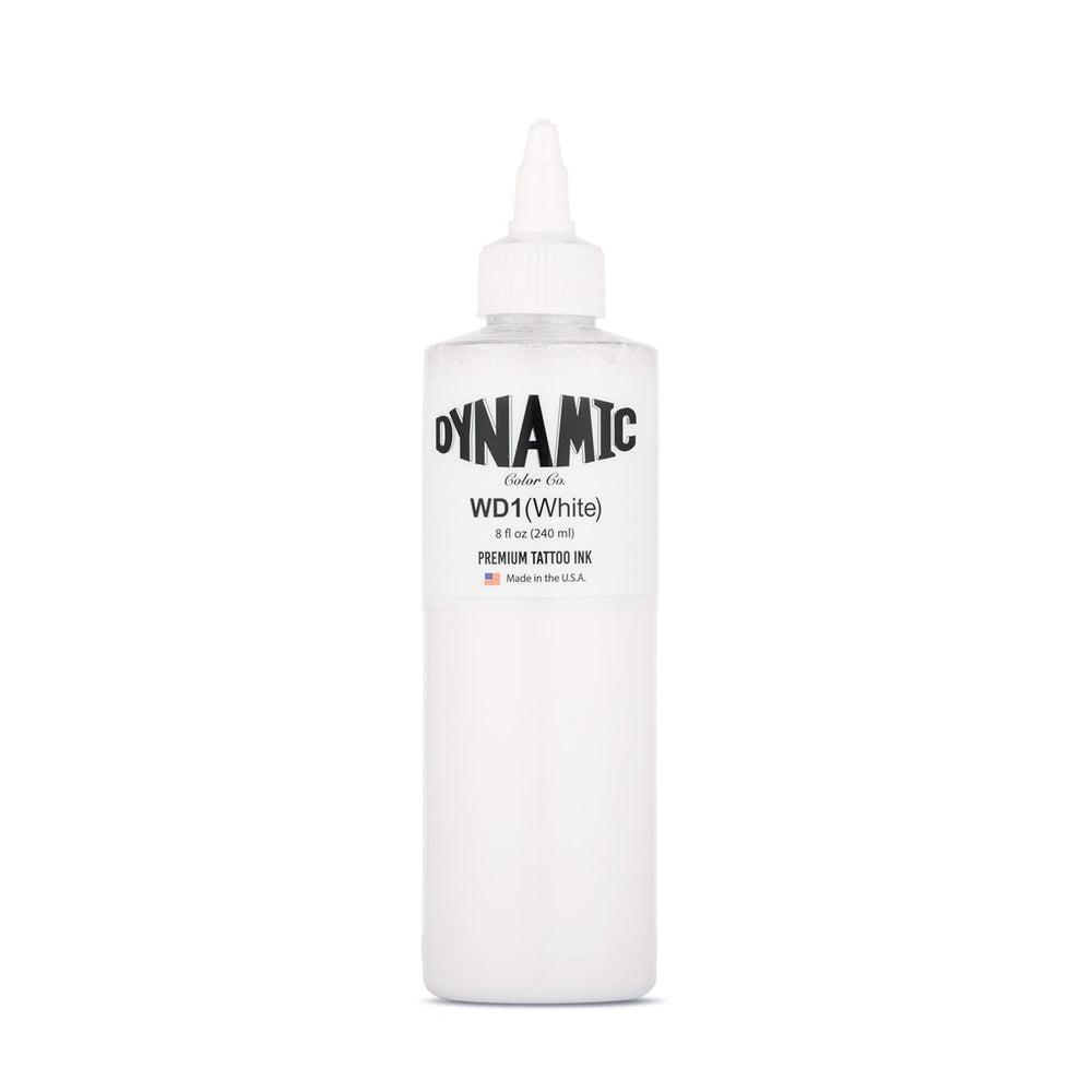 Dynamic Color Co tinta blanca en bote esterilizado para trazos nítidos y consistentes