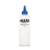 Dynamic Color Co tinta blanco triple, botella frontal lista para uso preciso.