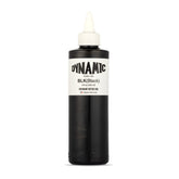 Dynamic Color Co tinta negra para tatuajes, pigmento vibrante y flujo suave.