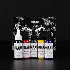 Dynamic Color Co tinta amarillo canario en botella, ideal para tonos brillantes y saturados.