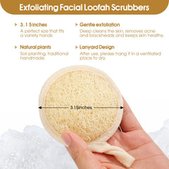 DYS Farm Loofah Pad: cuidado de piel con poros limpios.