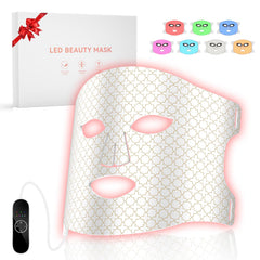 DZAVOK máscara de luz roja para el rostro, efecto iluminador suave.