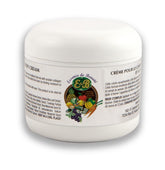Crema de colágeno E de B, frasco frontal, hidratación profunda para la piel.