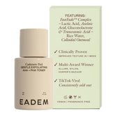 EADEM Cashmere Peel, vertido de botella, exfoliación suave para iniciar la rutina.