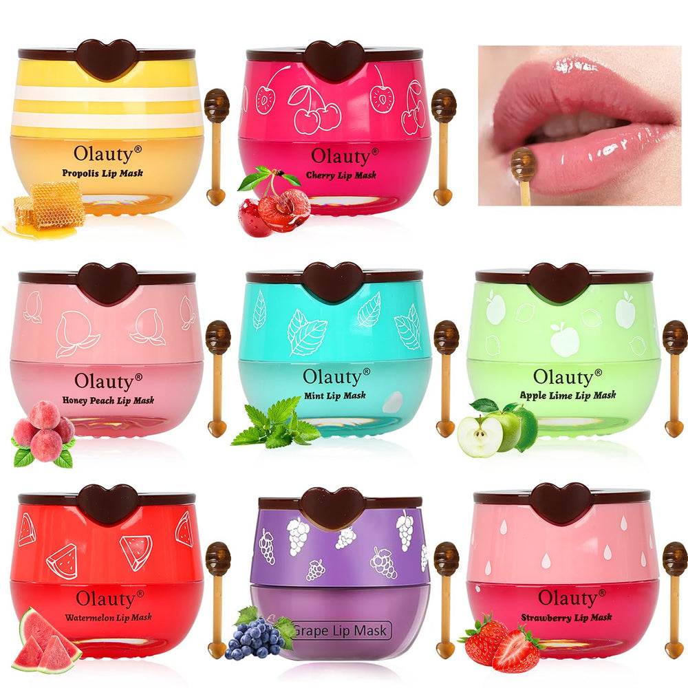 Bálsamo labial Eakroo en tarro de miel, aroma fresa y hidratación suave