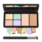 Paleta Eakroo de correctores seis colores, primer plano para contorno suave y resaltado