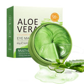 Parches para ojos Eakroo con aloe vera, hidratación suave para la zona ocular.