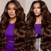 EAOIS cabello humano brasileño virgen densidad 200, 32 pulgadas, look natural