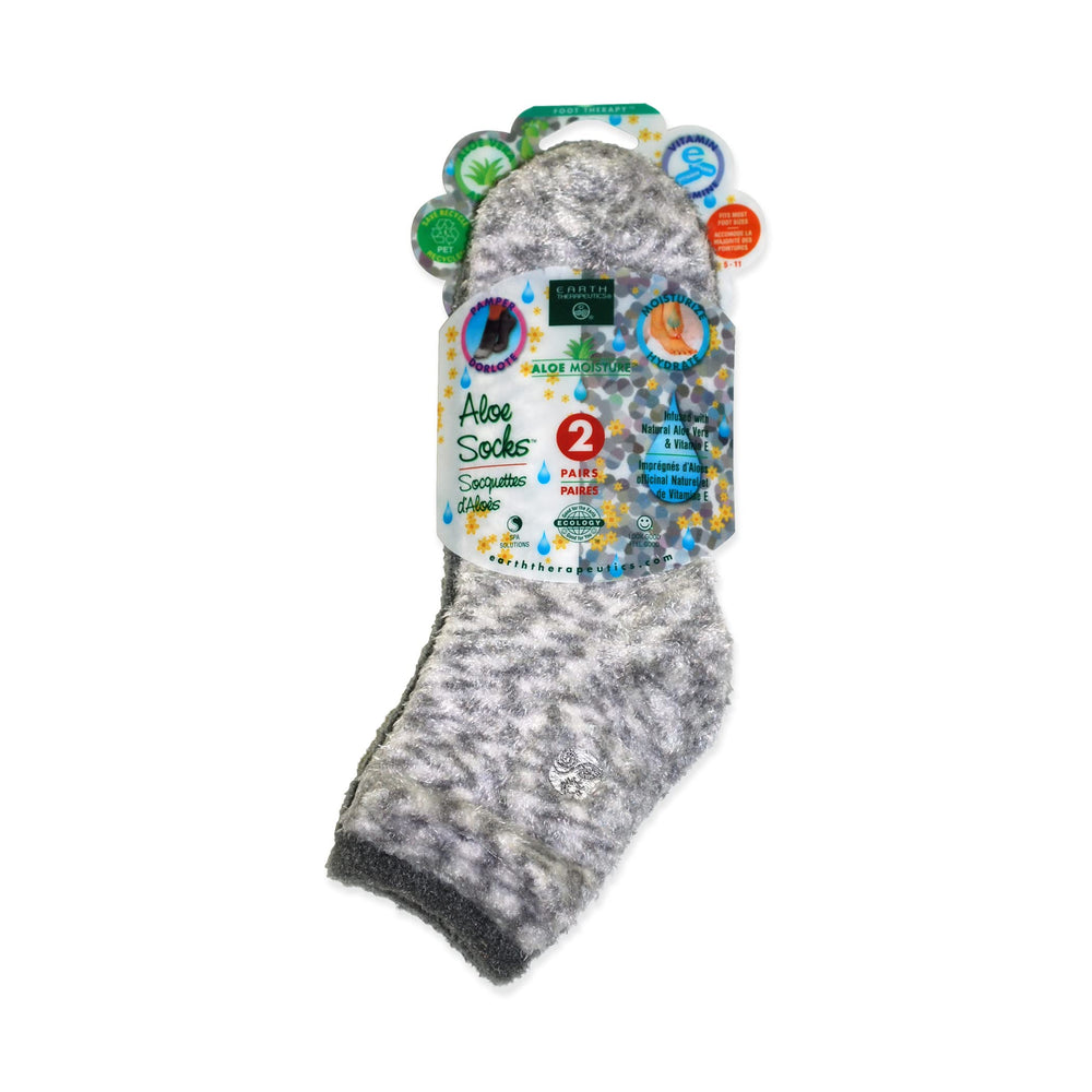 Earth Therapeutics calcetines aloe infusionados con aloe vera y vitamina E para pies suaves