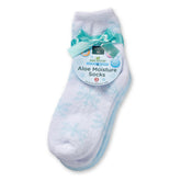 Earth Therapeutics Thera-Soft Aloe calcetines envasado, para hidratacion suave al dormir.