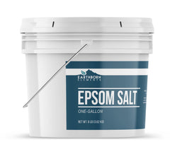 Solucion de sal Epsom que se disuelve rapidamente en agua tibia.