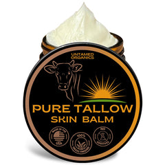 Earthborn Organics Untamed Organics manteca de res pura tarro: nutrición profunda para piel sensible.