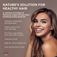 Earthly Body MKS eco X : texture-soyeuse, application sans rinçage pour cheveux souples.