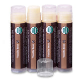 Earth's Daughter bálsamo labial Vanilla en 4-pack, hidratación para labios secos.