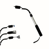 Extensor de Mango EASACE para alcance cómodo de la espalda durante el afeitado.