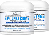 Ebanel Crema Urea 40% para pies y talones, restaurando suavidad.