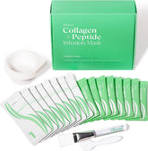 Masques Ebanel Collagène‑Peptides en ensemble 8-pack pour effet tense et éclat