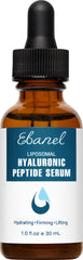 Ebanel Sérum en botella con gotero, hidrata profundamente el rostro.